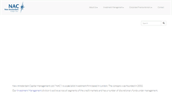 Desktop Screenshot of nacfinance.com